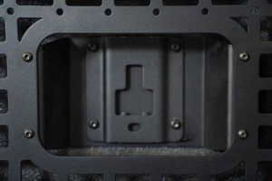 Ford Super Duty F350 Bed Side Molle Panel - Passenger Side - Addictive Desert Designs - Hammer Black - `23-`27